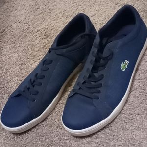 Lacoste sneakers size 15 navy blue